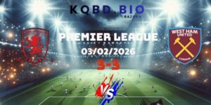 Kết Quả Bóng Đá Middlesbrough U21 Và West Ham U21 Ngày 03/02/2026