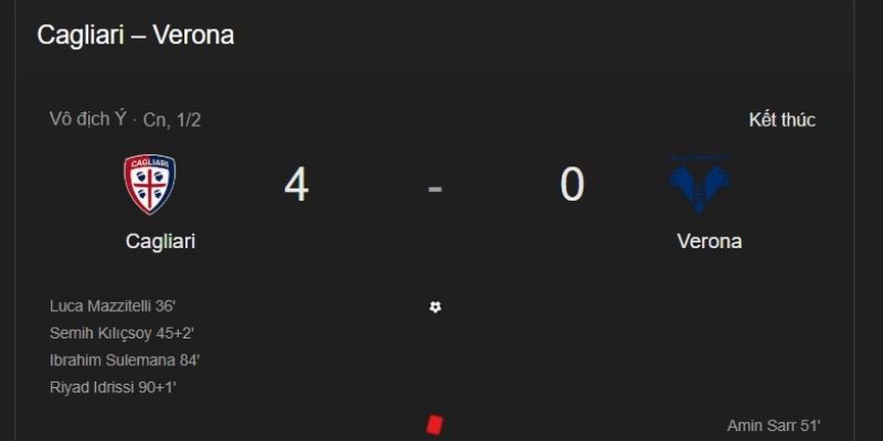 Tường thuật một trận cầu kịch tính vượt xa mọi mong đợi